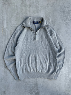 Polo Ralph Lauren Quarter Zip Puuvilla Neule