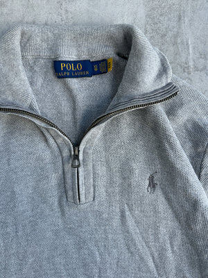 Polo Ralph Lauren Quarter Zip Puuvilla Neule