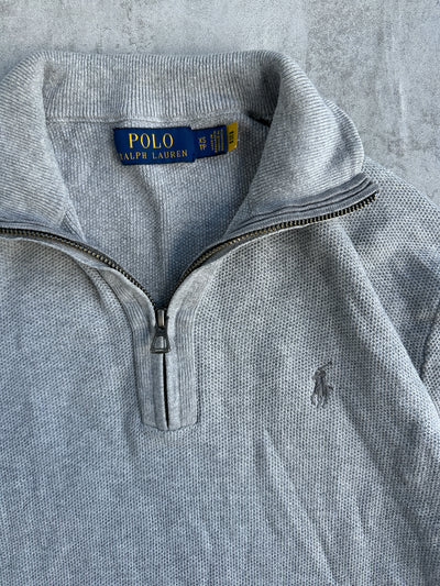 Polo Ralph Lauren Quarter Zip Puuvilla Neule